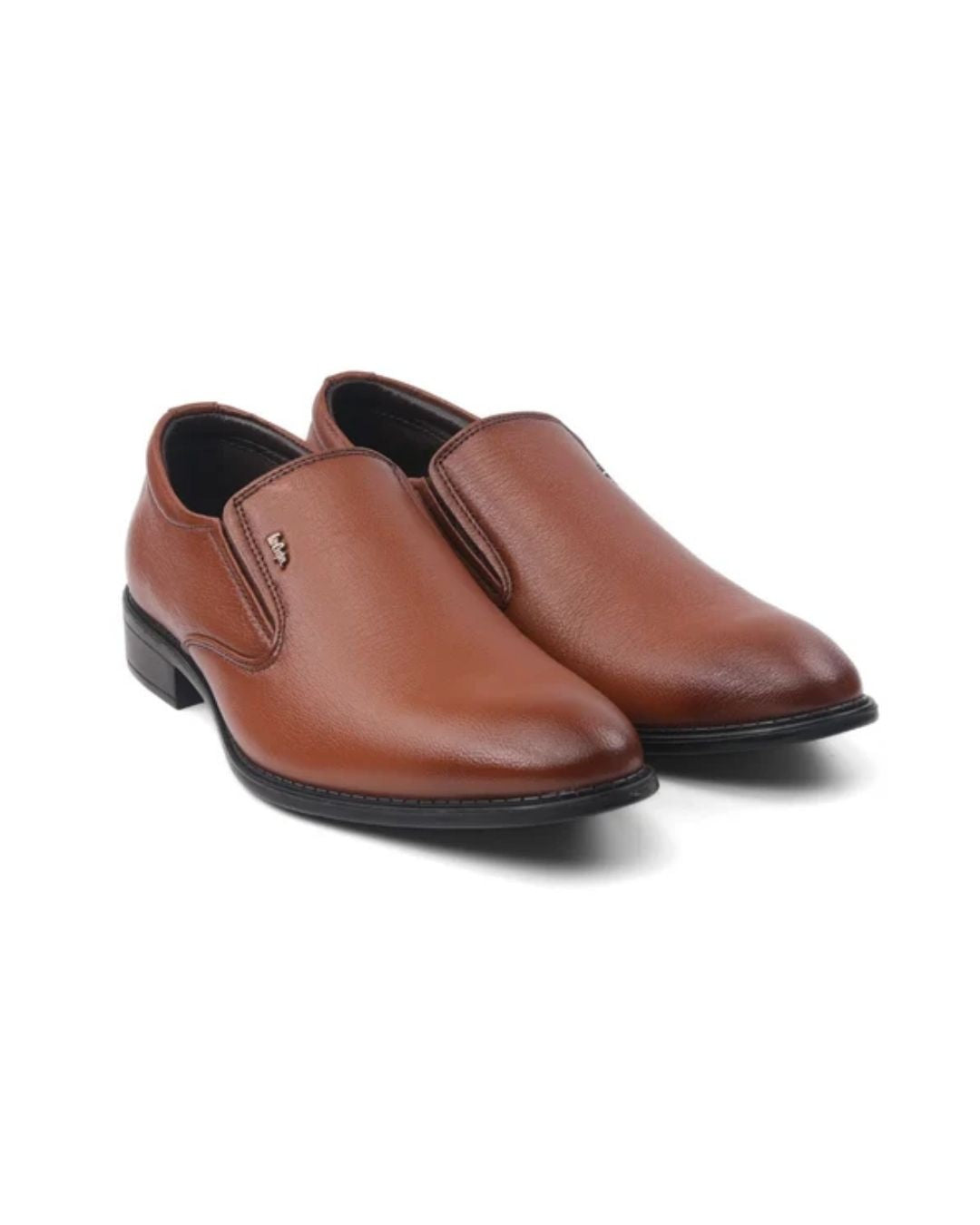 Lee Cooper Tan Leather Slip On Shoes