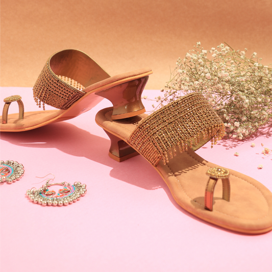 Gold Toe Ring Sandals