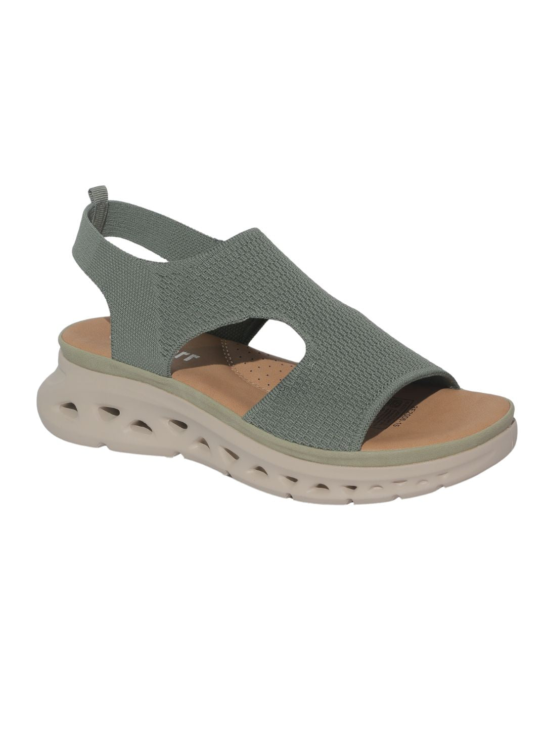 Green Casual Comfy Sandals