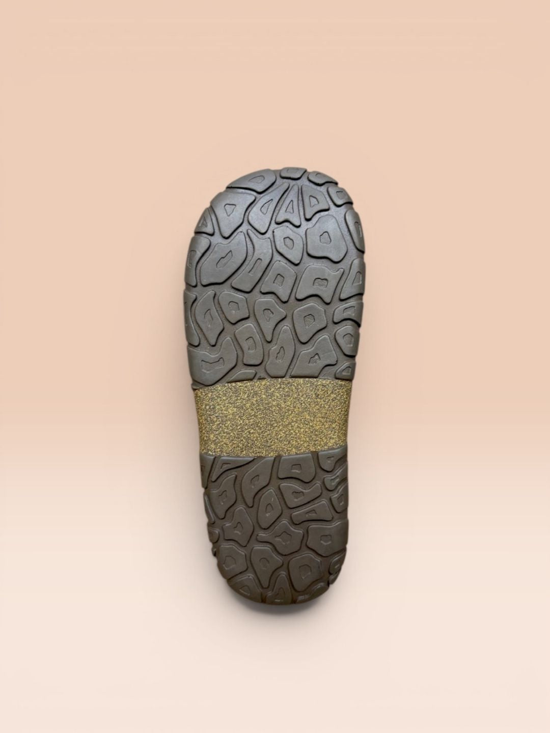 Tan One Toe Two Strap Comfort Sandals