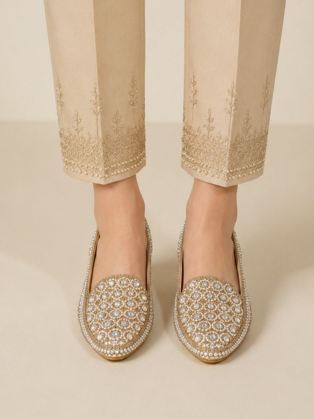 Copper Pointed block heel