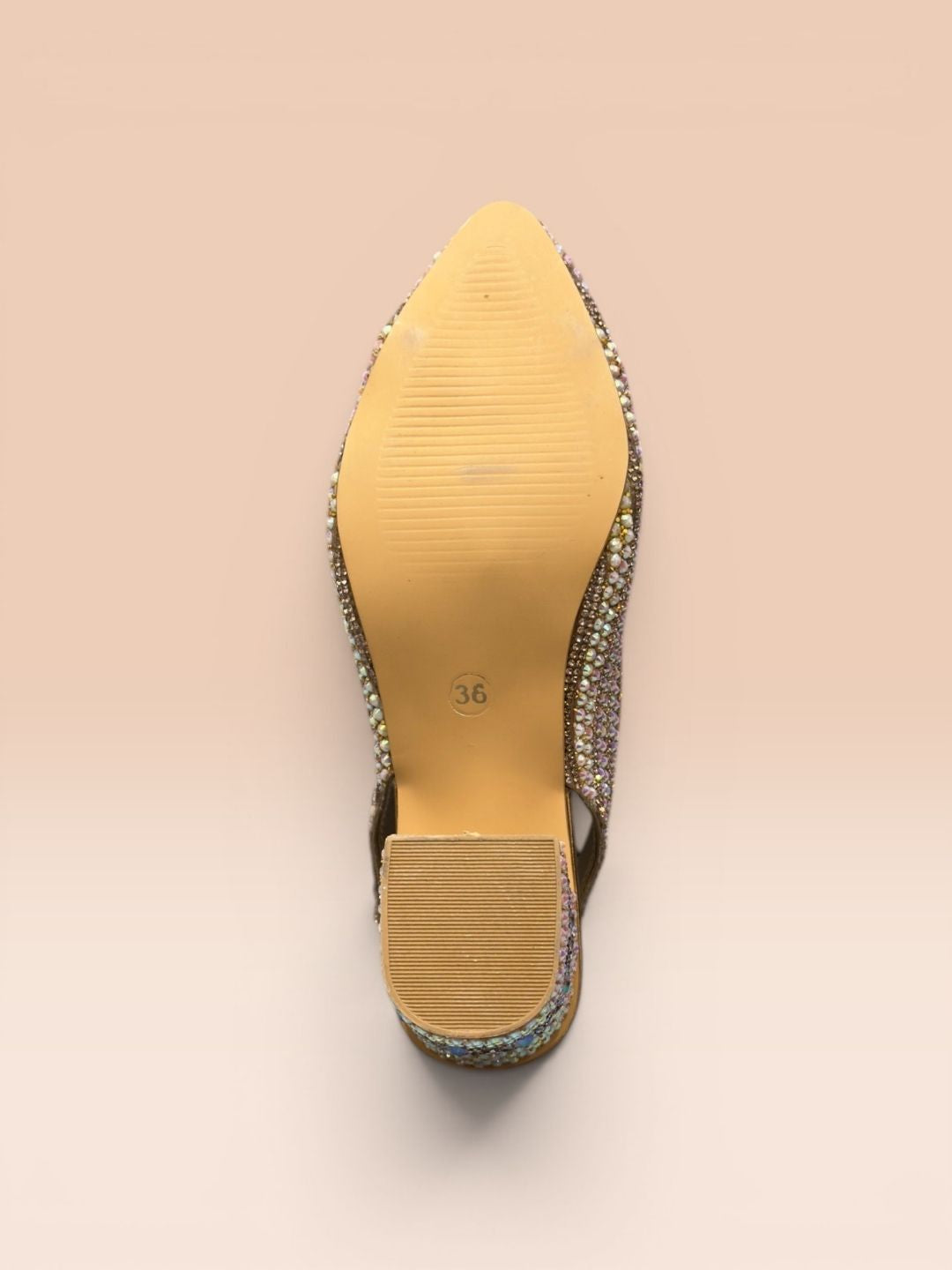 Copper Pointed block heel
