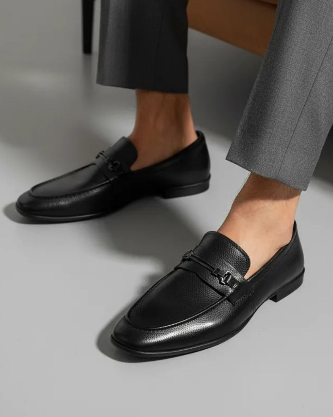 Black Men Formal Moccasin