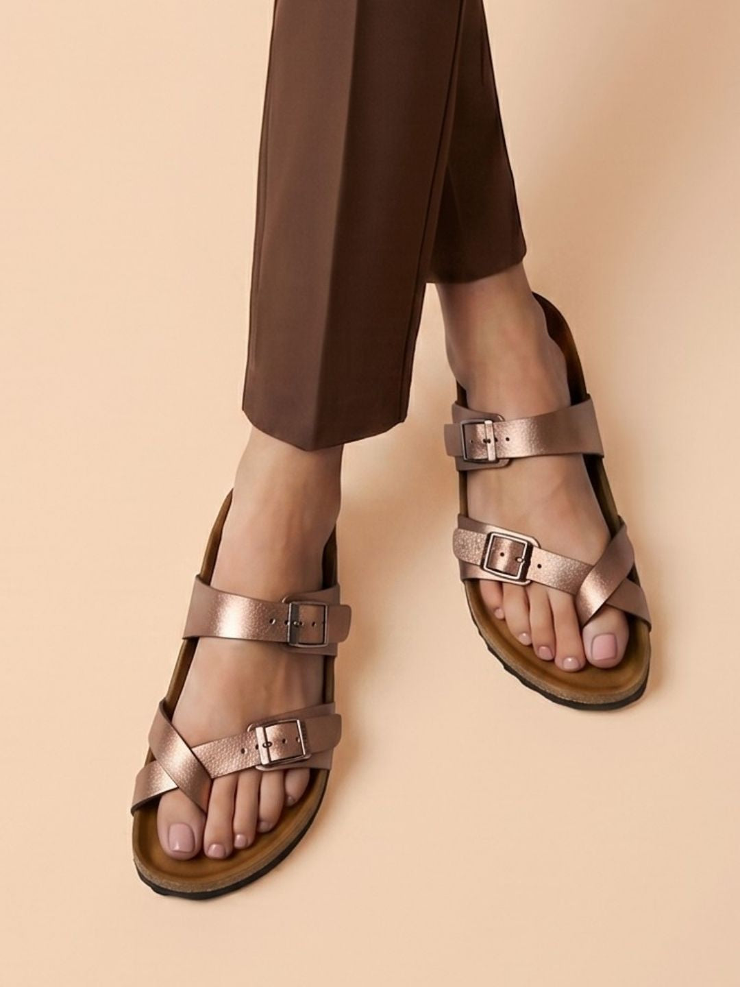 Copper Toe-ring Sandals