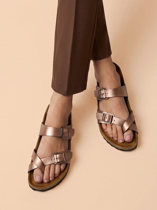 Copper Toe-ring Sandals