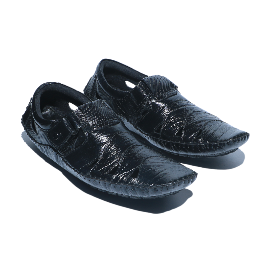 Men Black Kundra Shoes