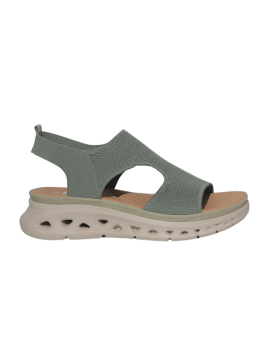 Green Casual Comfy Sandals