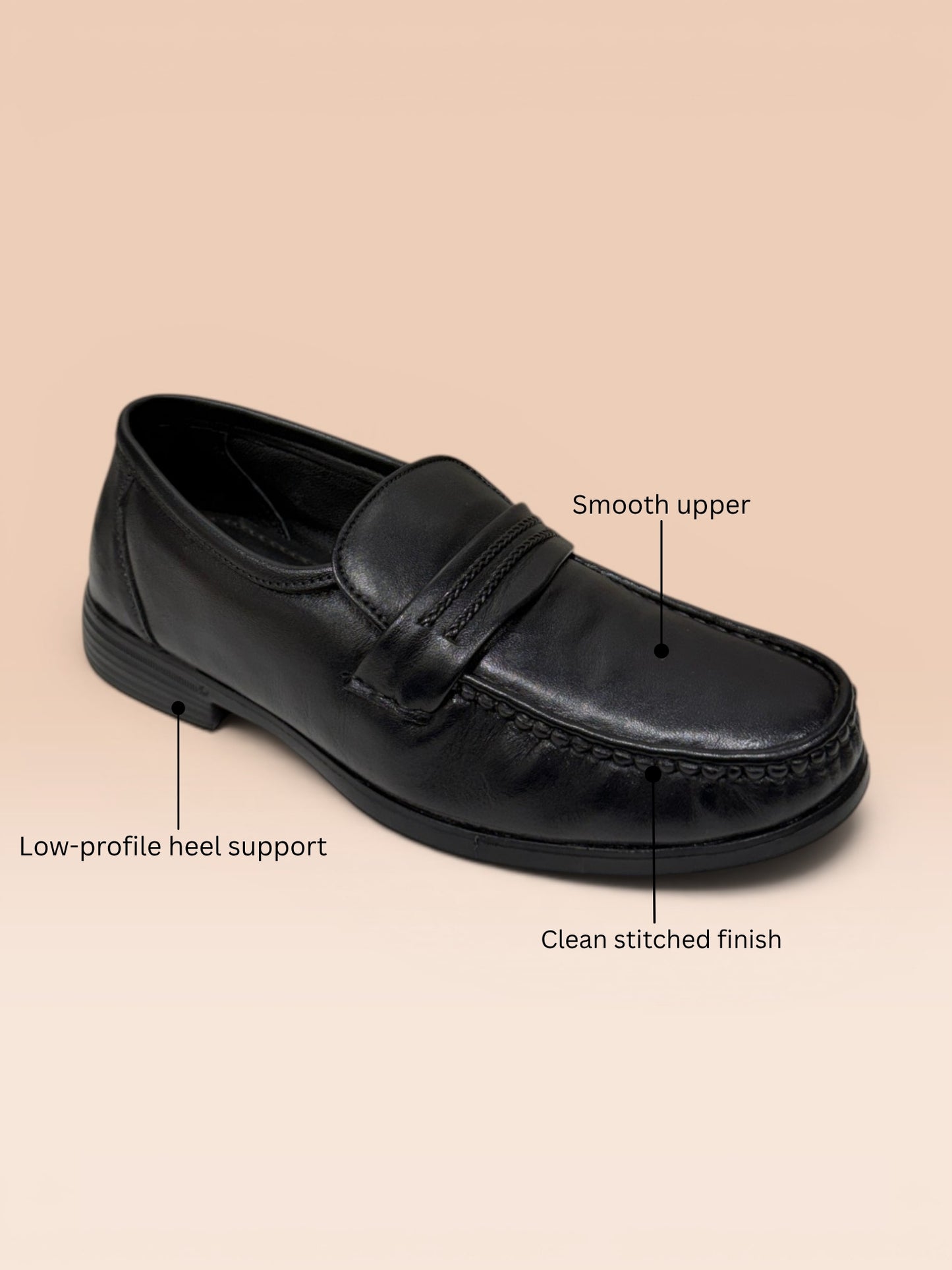 Black Penny Loafers