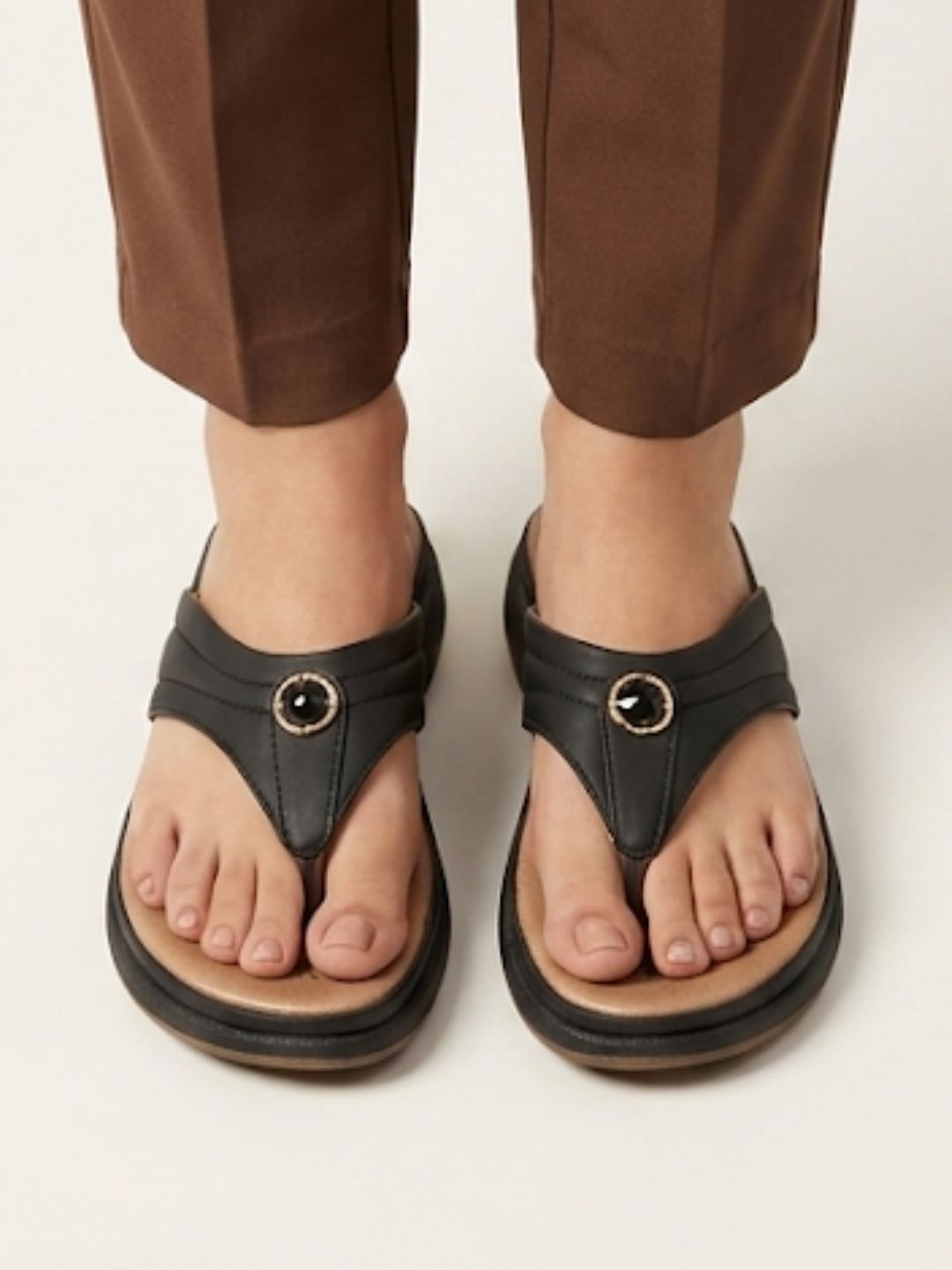 Black Women's Comfy Sandals