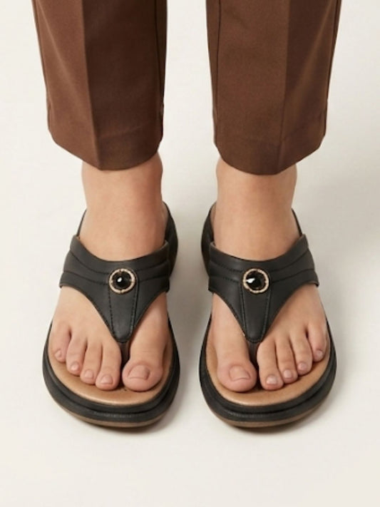 Black Women's Comfy Sandals