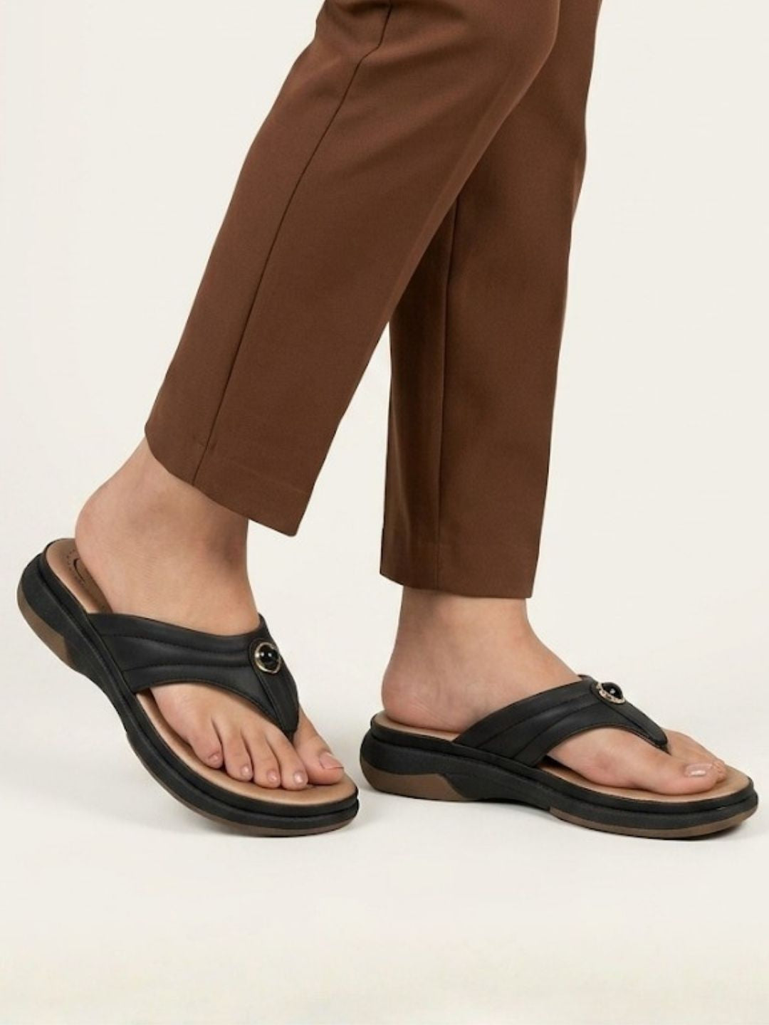 Black Women's Comfy Sandals