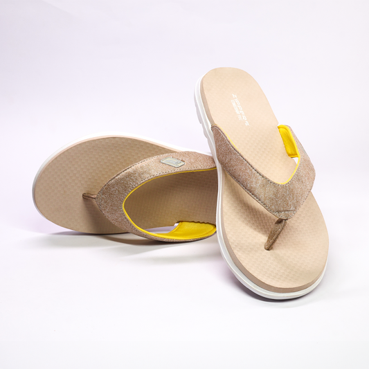 AMELIYA - Women's Beige Slippers