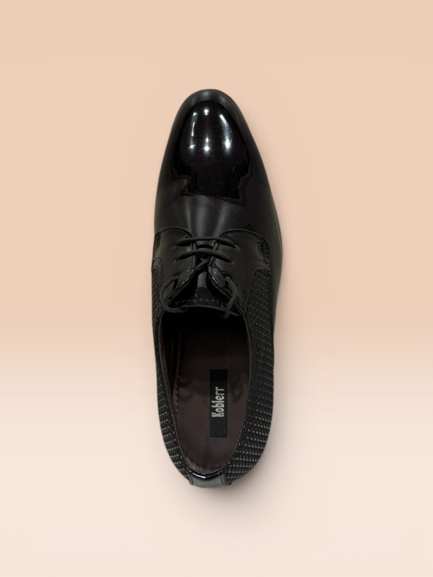 Black Ethnic Derby Shoes