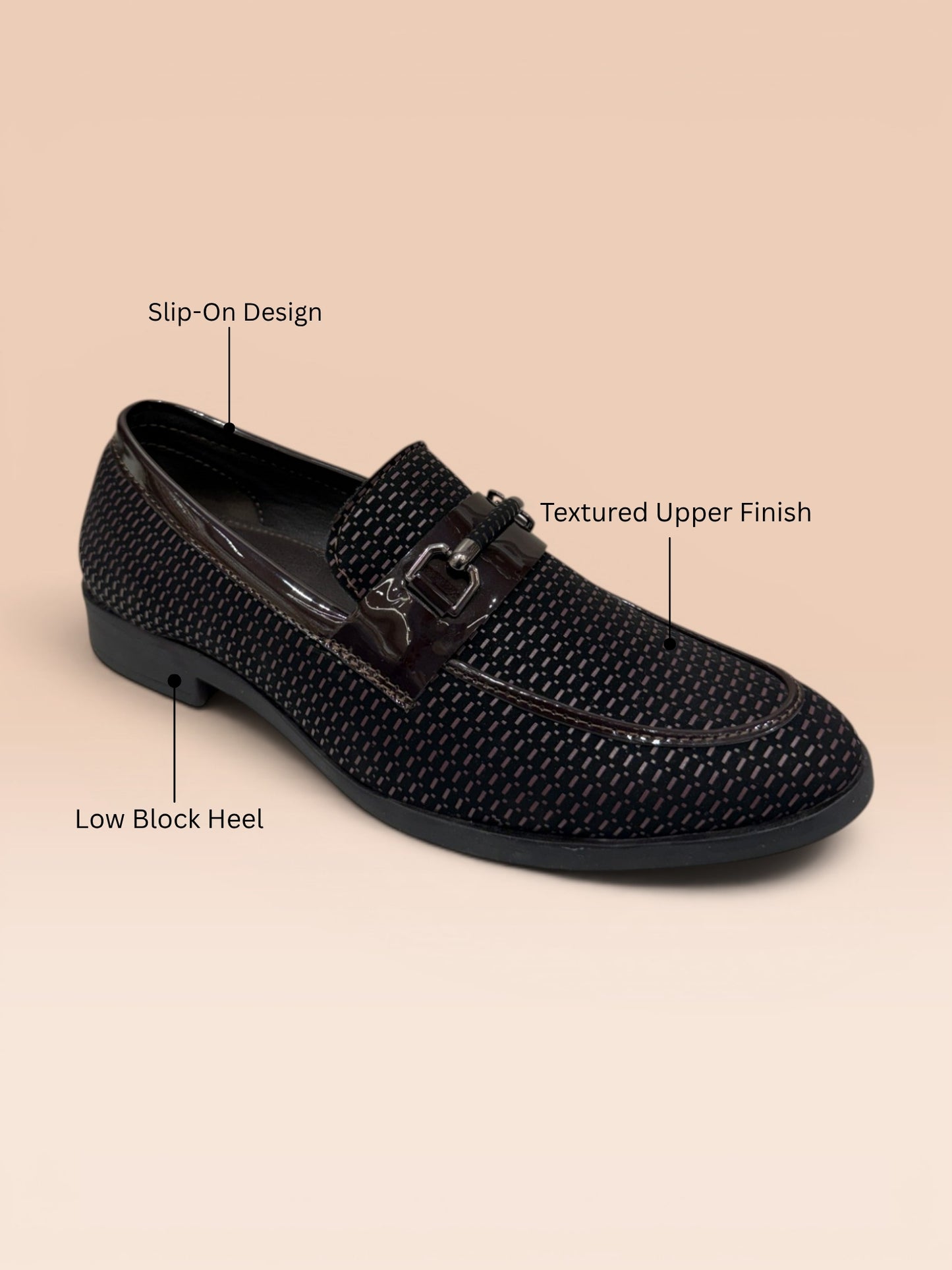 Brown Ethnic Bit Loafers