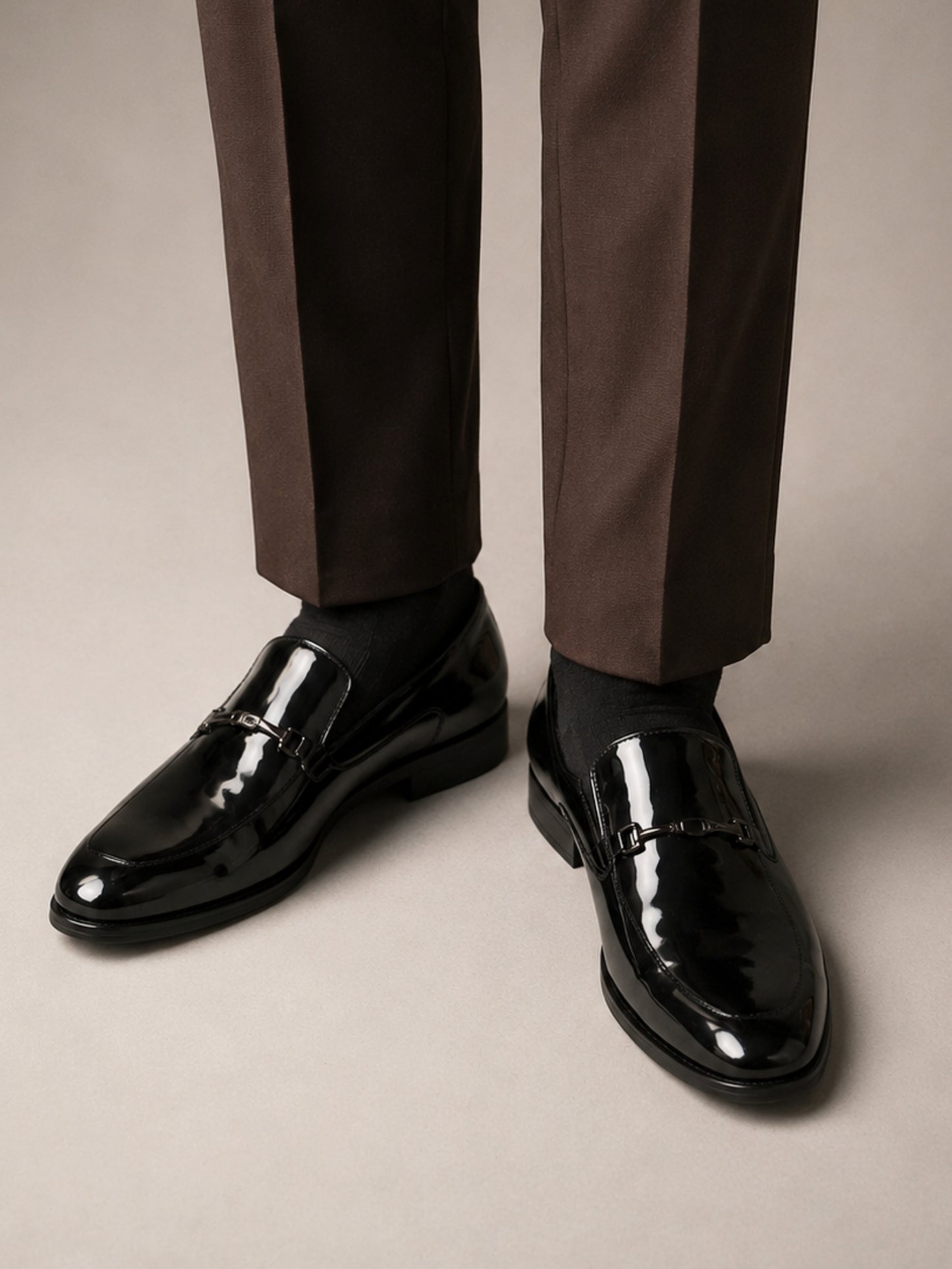 Black Ethnic Bit Loafers
