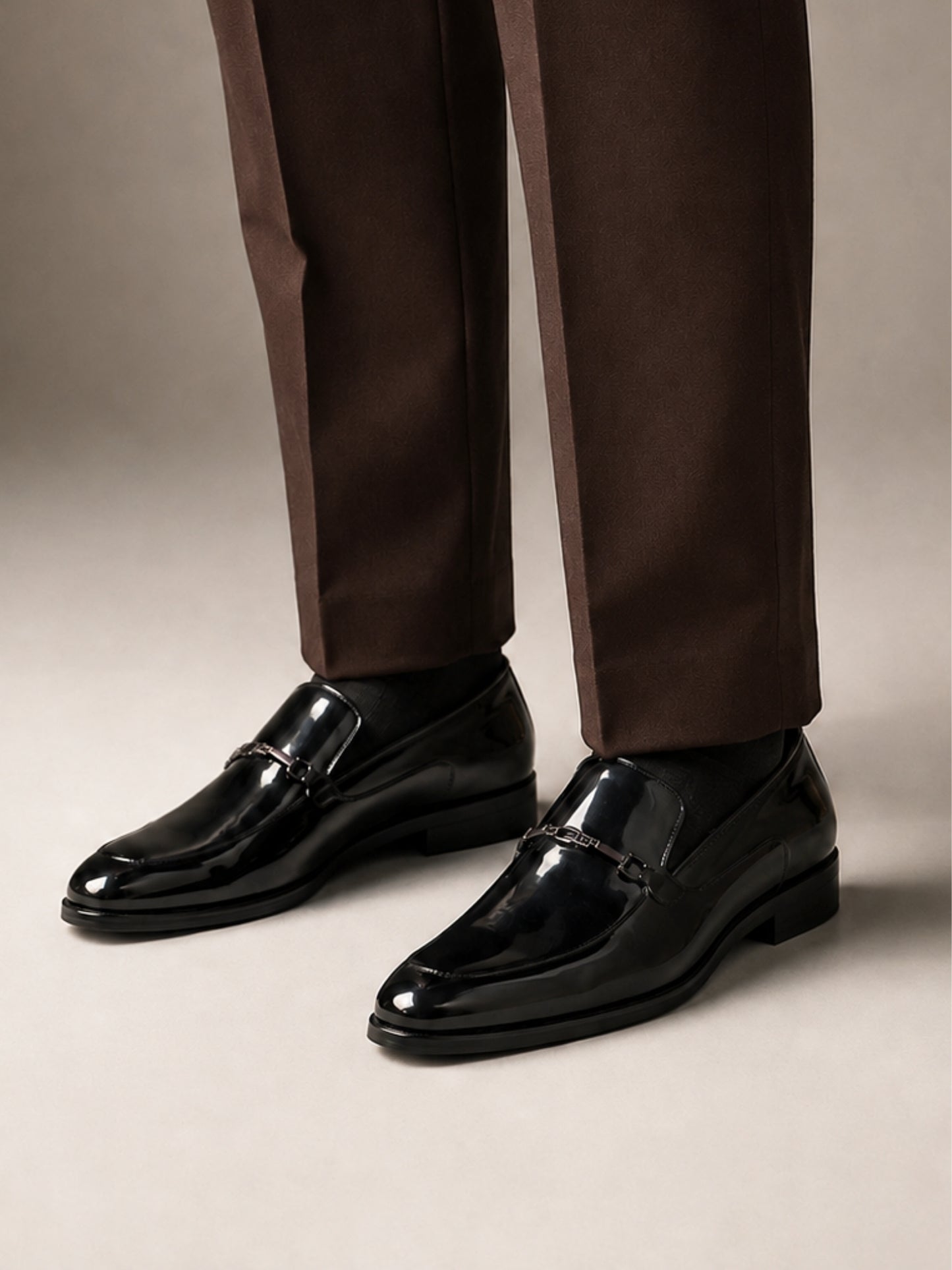 Black Ethnic Bit Loafers