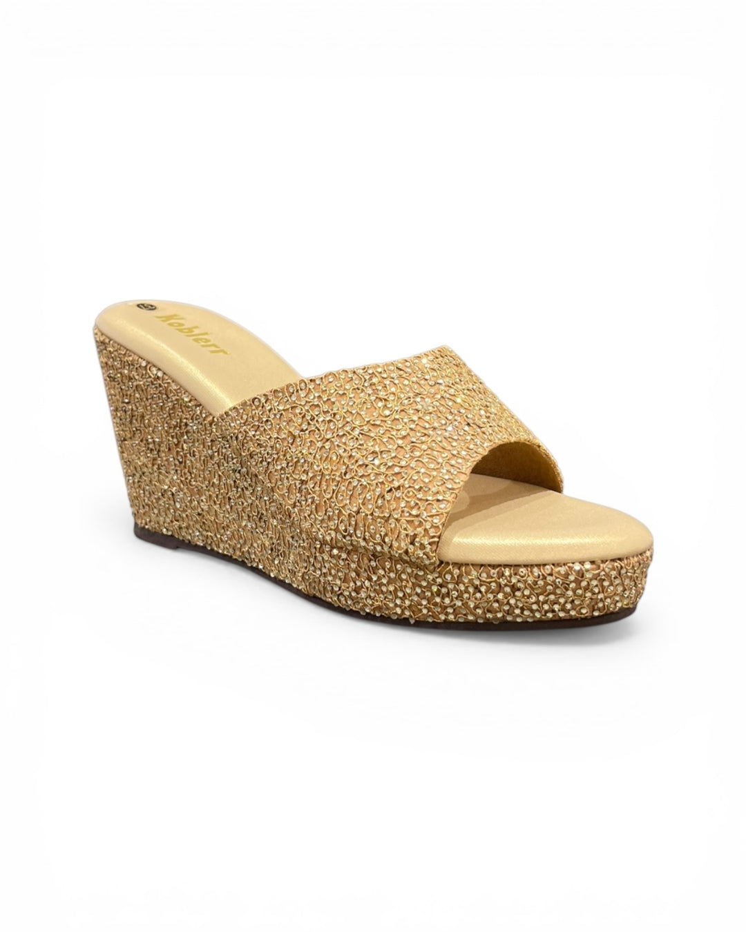Embellished Wedge Sandals