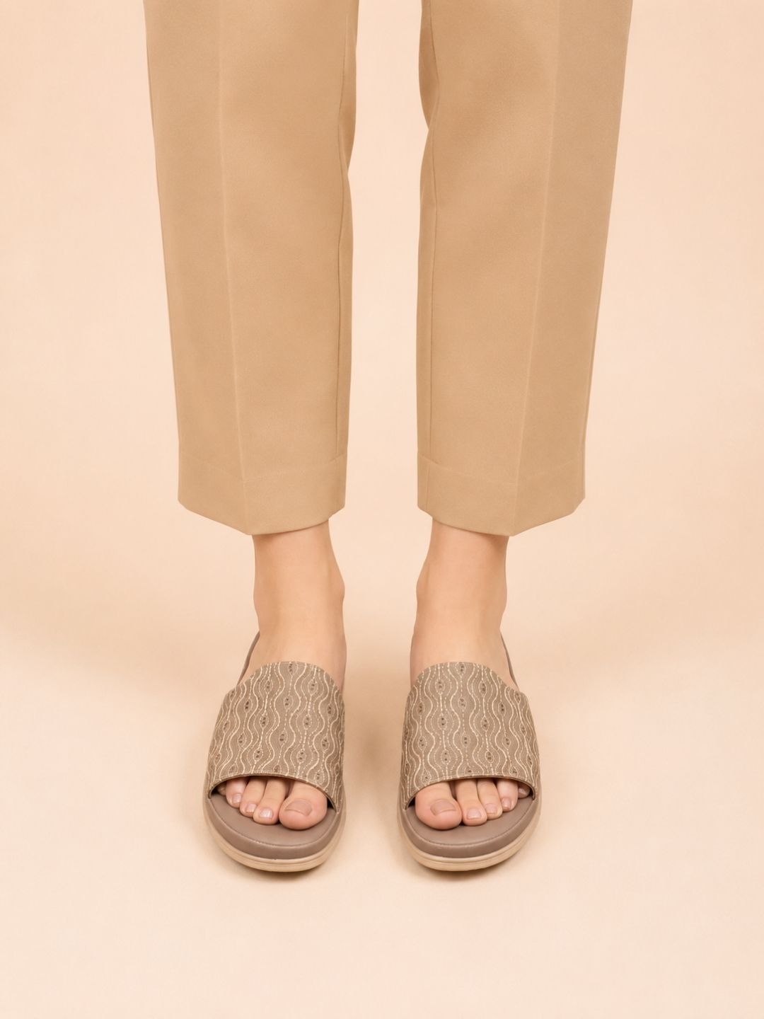 Brown Comfy Soft Sandals