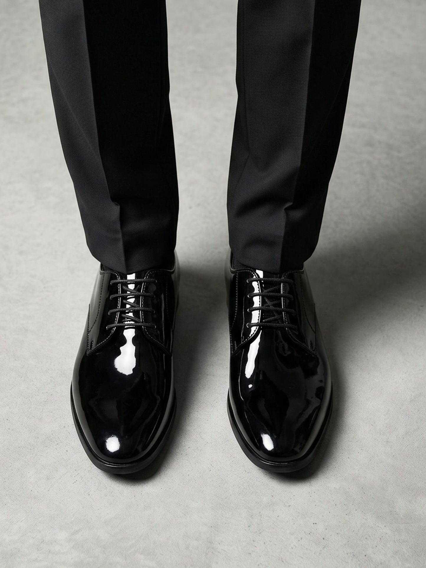 Black Ethnic Lace Up Shoes