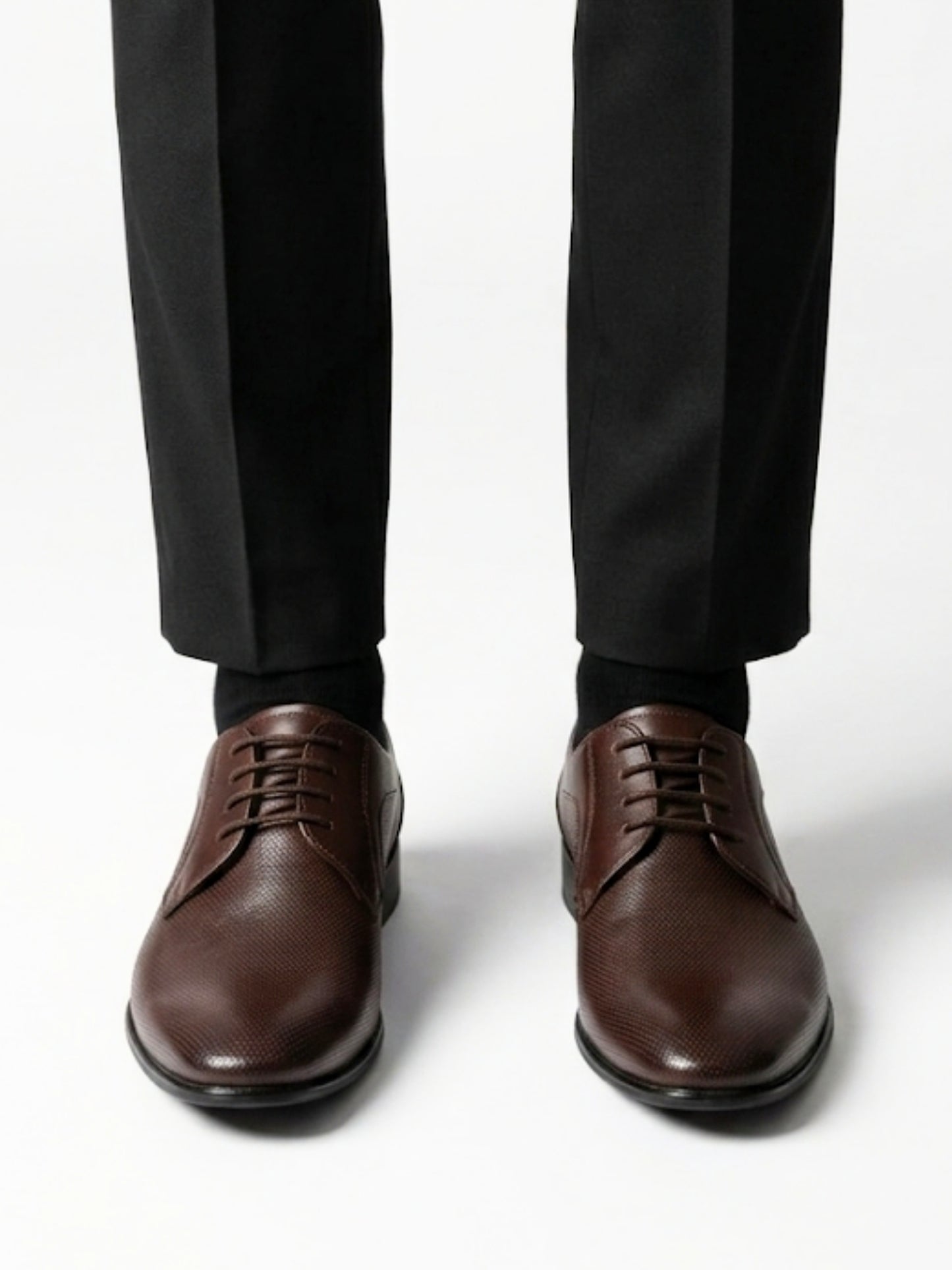 Brown Formal Derby Shoes