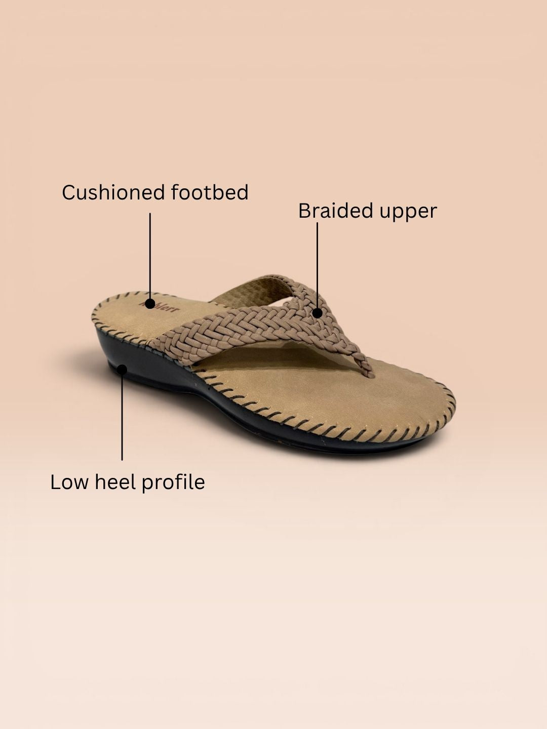 Beige Casual Sandals