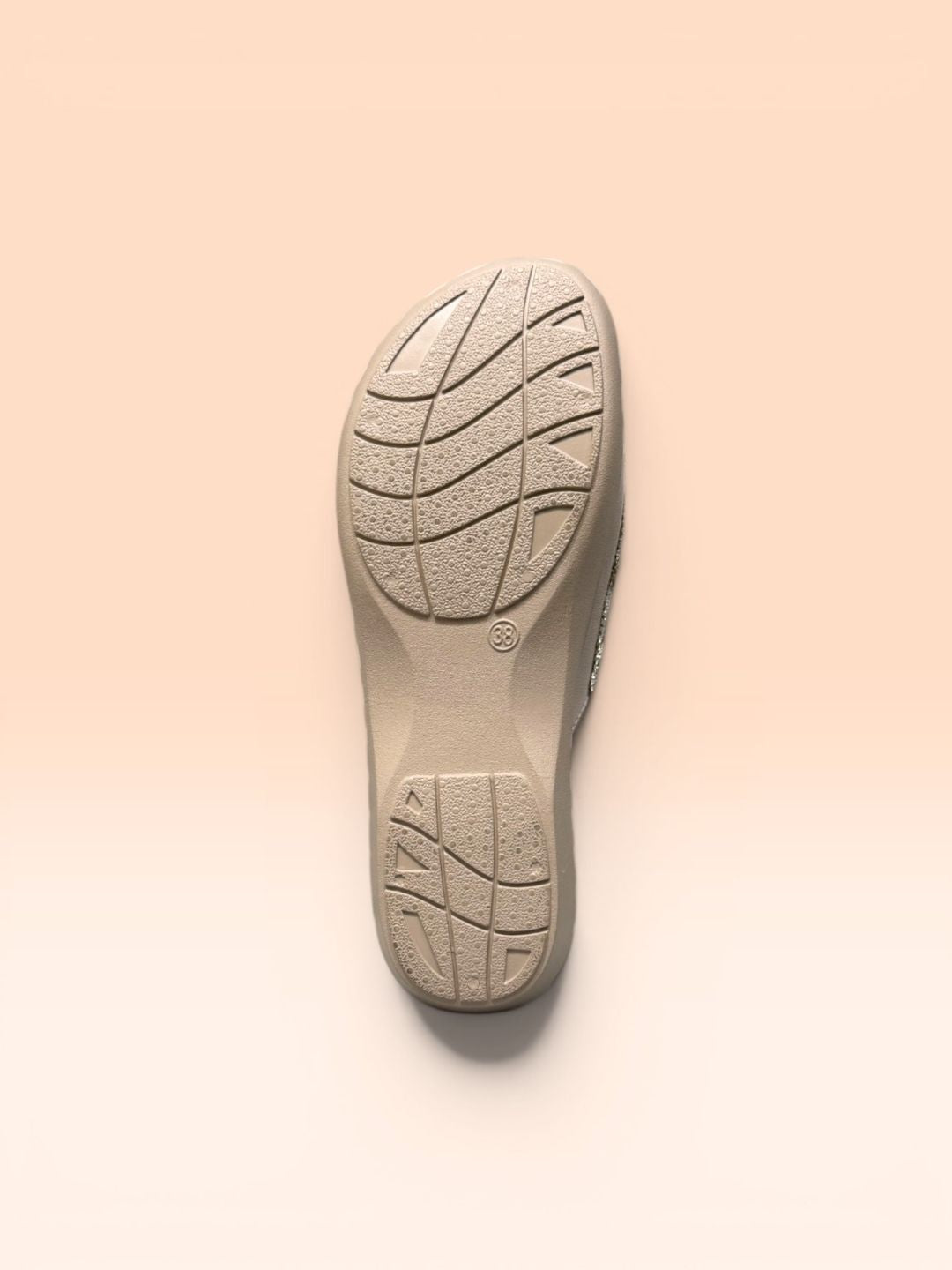 Grey Women Shimmer Sandals