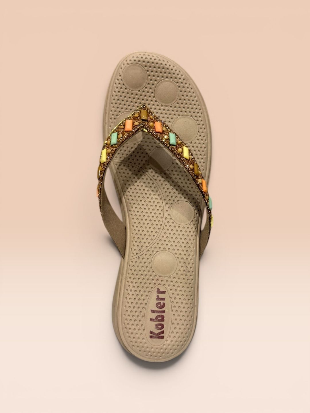 Tan Slip-on Casual wedge