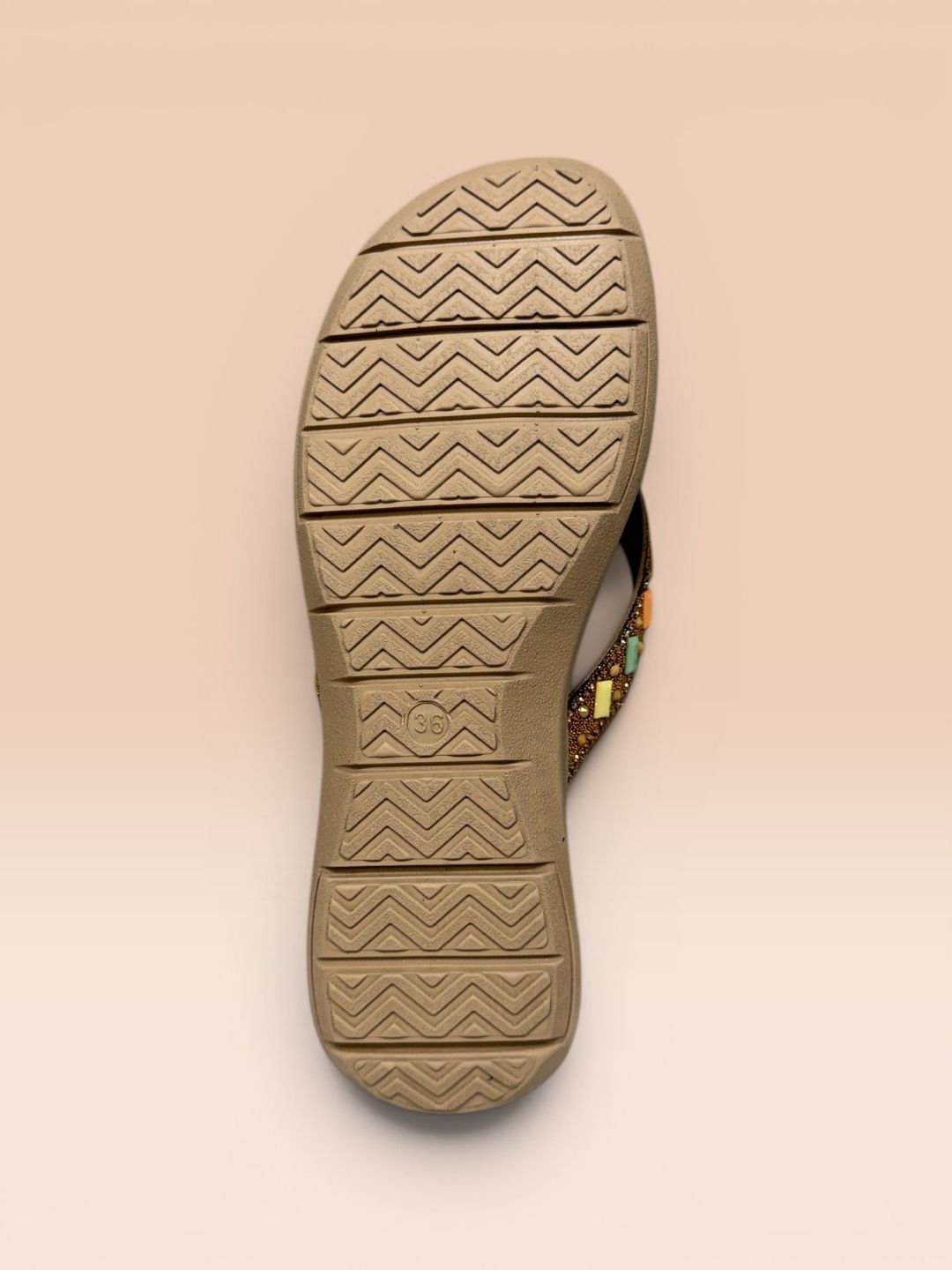 Tan Slip-on Casual wedge