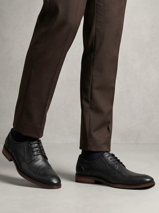 Black Formal Derby Shoes
