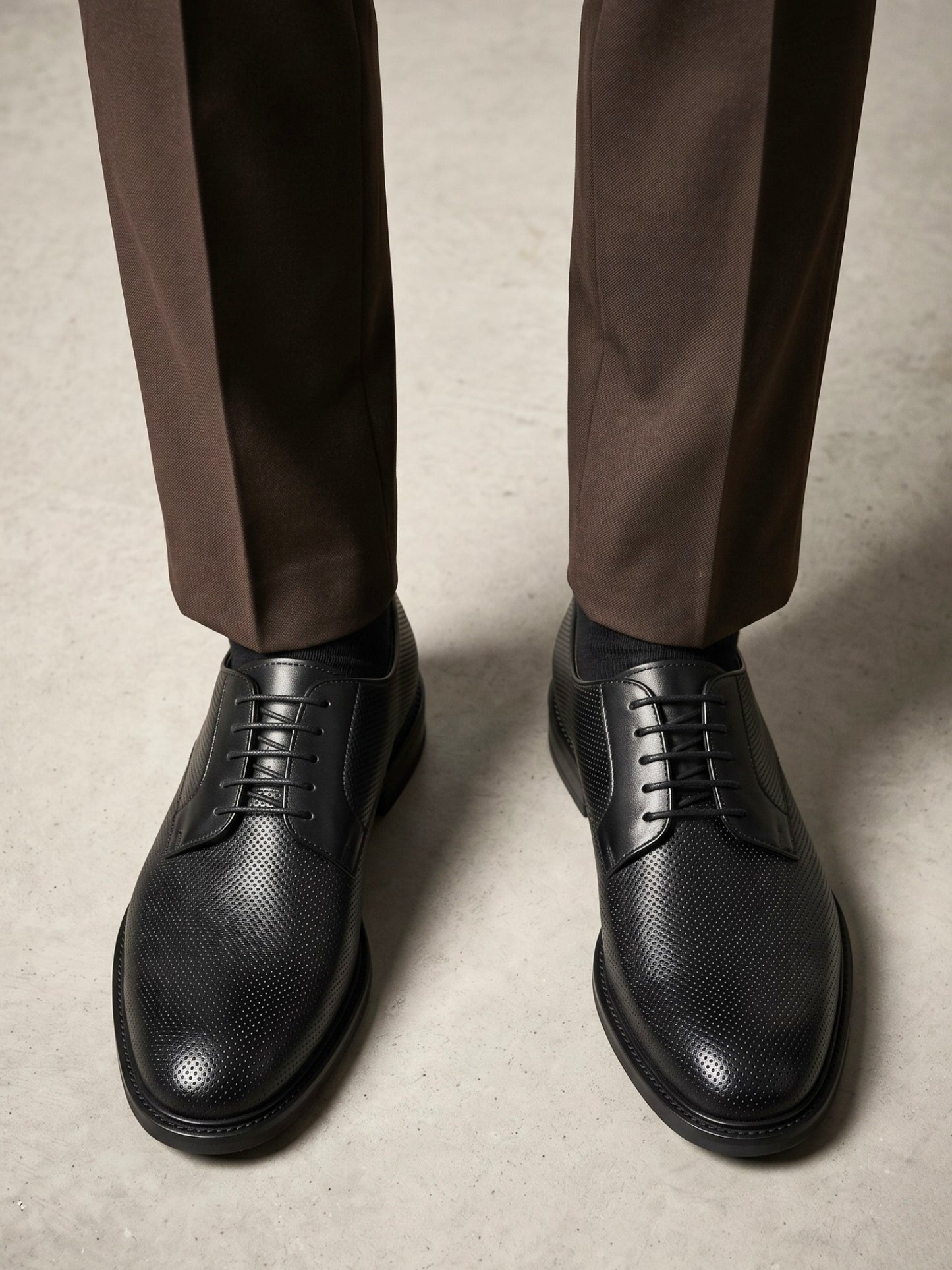 Black Formal Derby Shoes