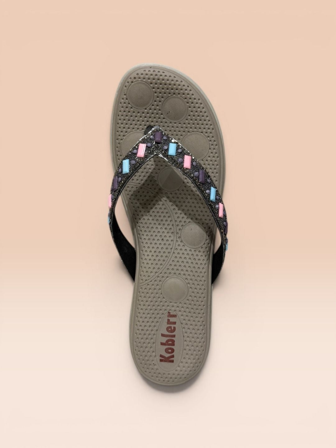 Black Slip-on Casual wedge