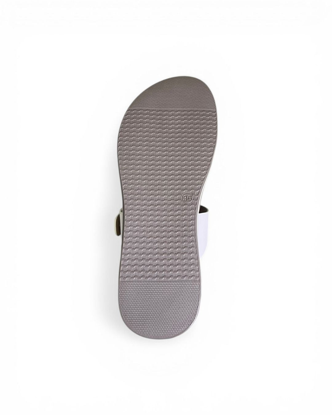 Beige T-strap Sandals