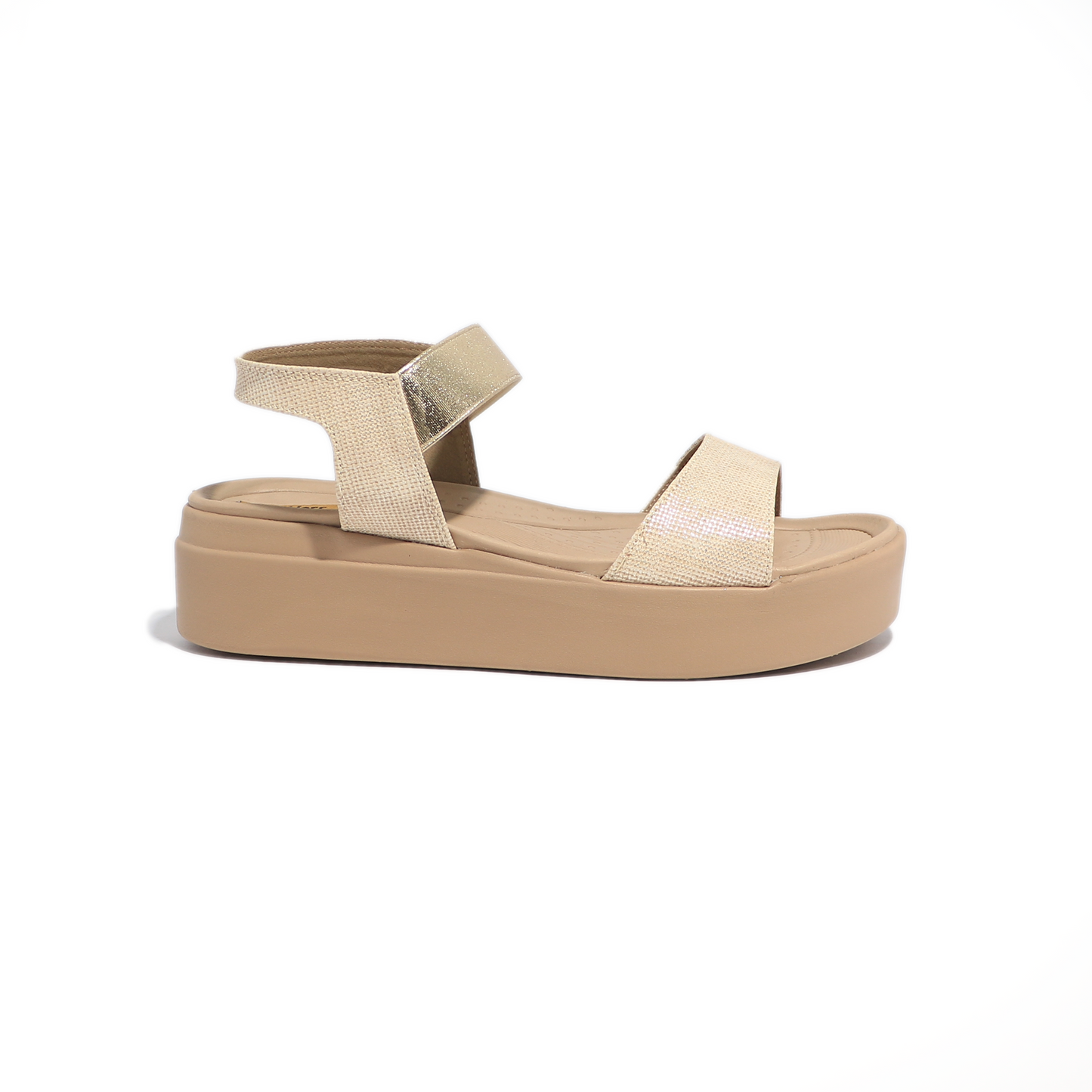 Gold Casual Wedge