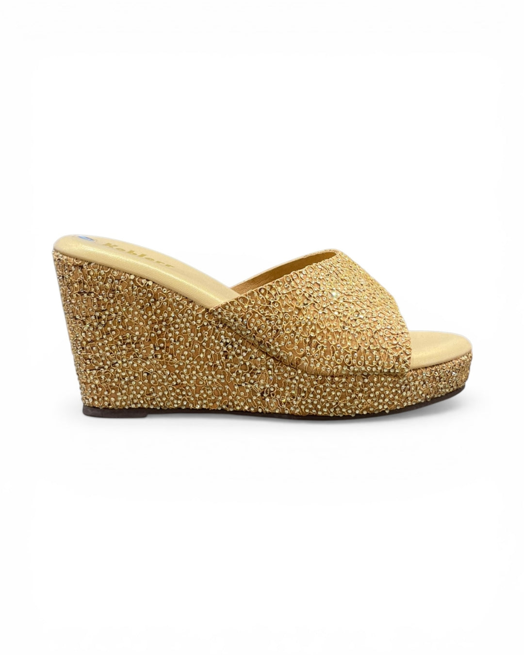Embellished Wedge Sandals