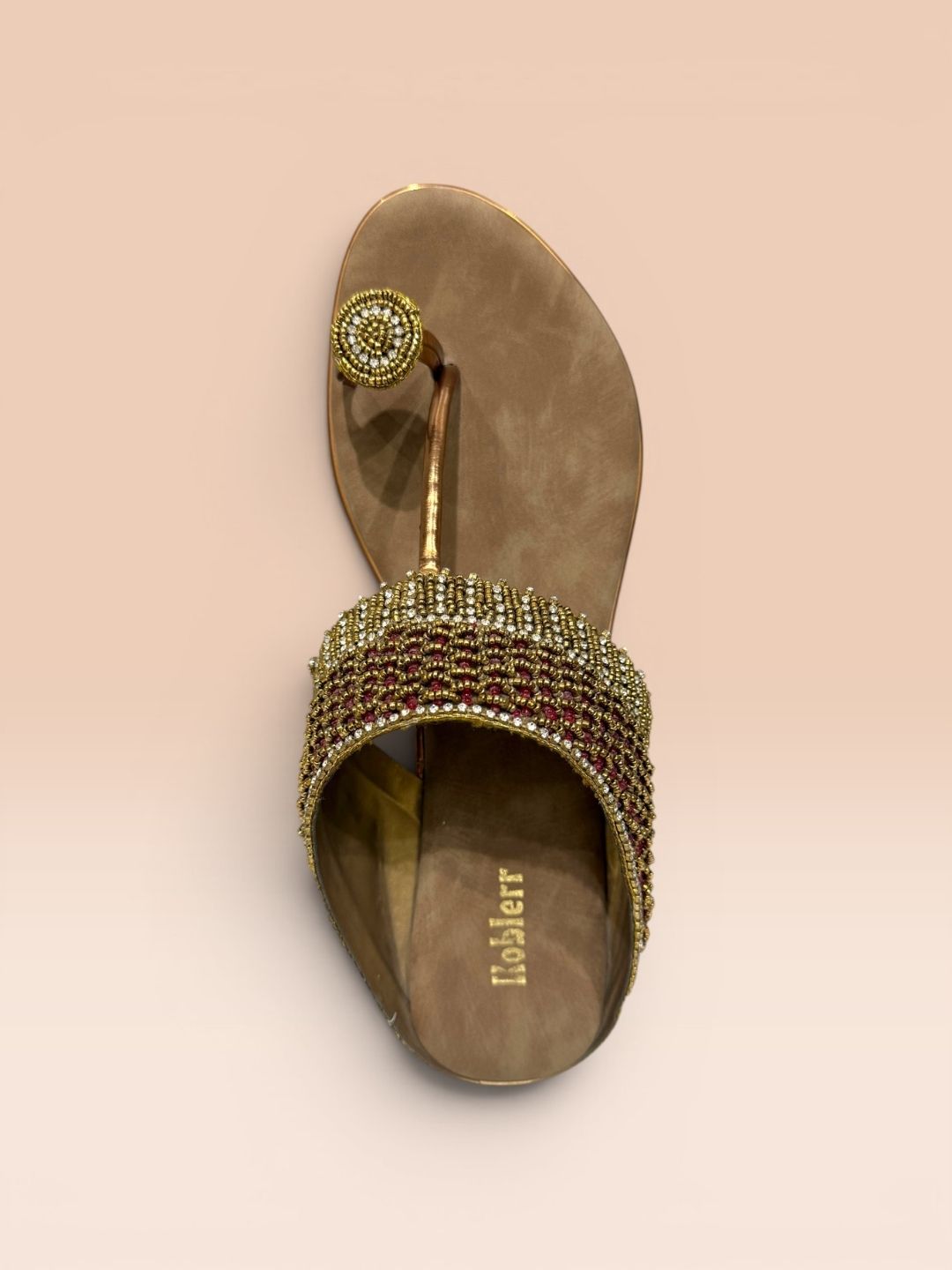 Brown Ethnic wedge Sandals