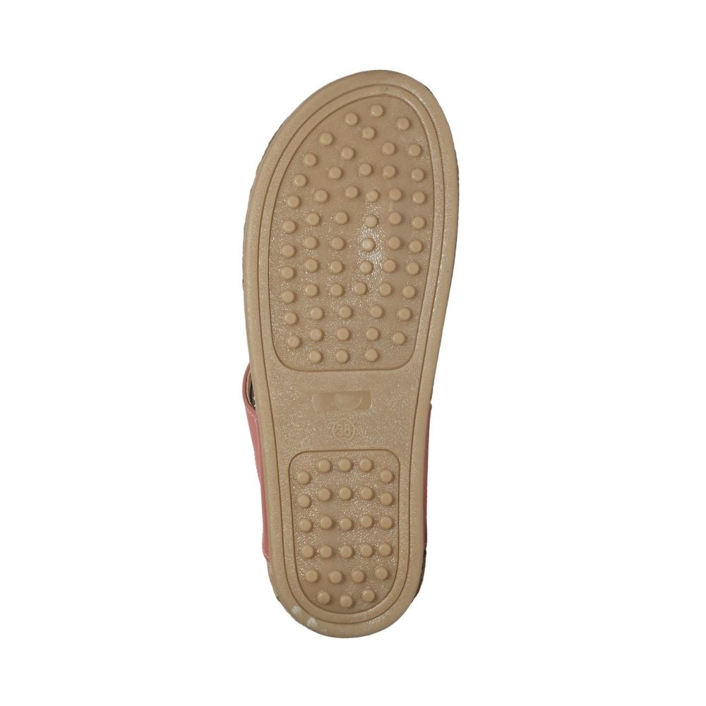 Pink Comfort Wedge Sandals