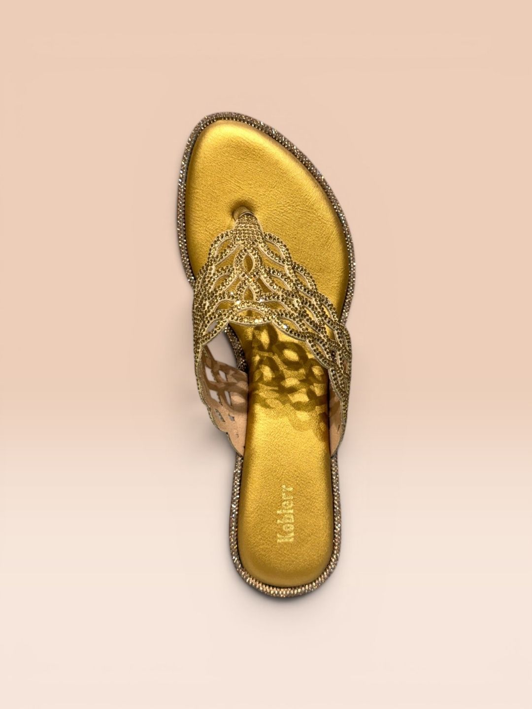 Tan Modern wedge sandals