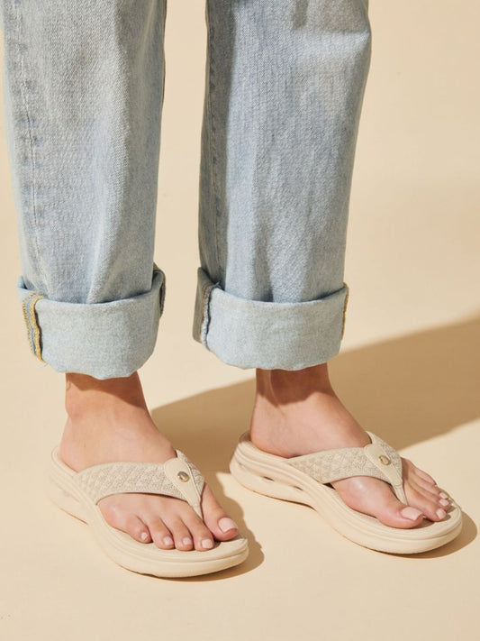 beige Thong Comfy FlipFlops