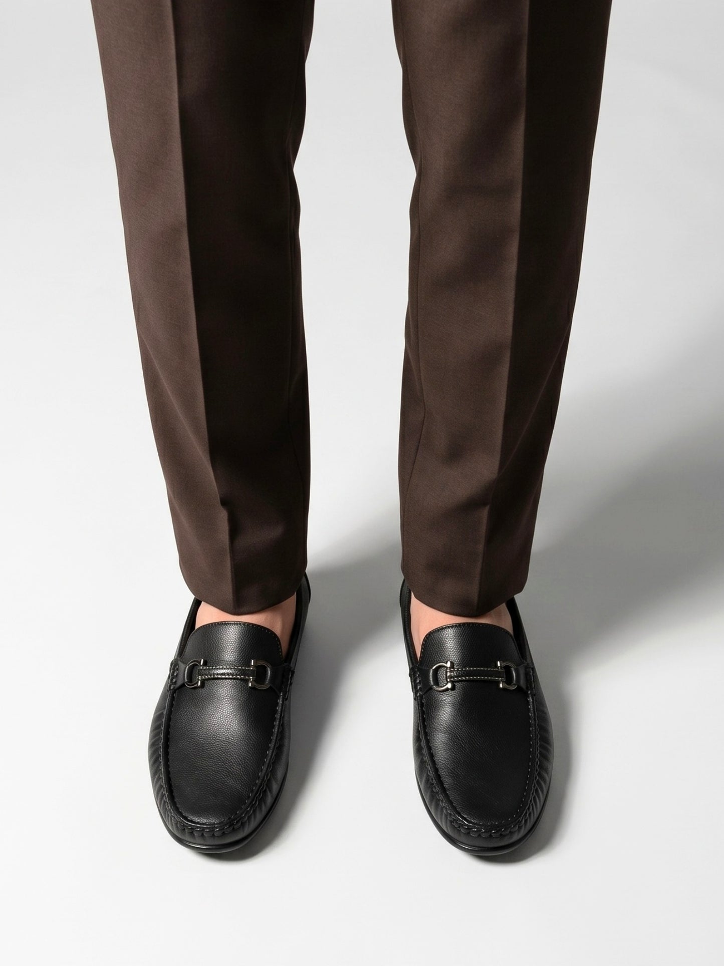 Black Driving Bit Loafers