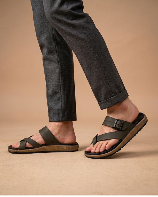 Men's Olive Comfort Sandals