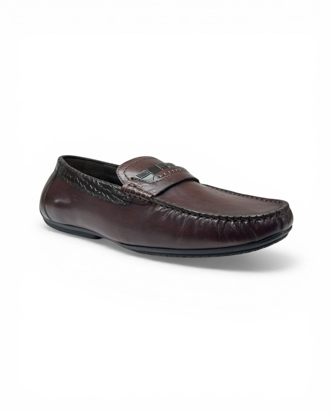 Brown Men Slip-On Loafers