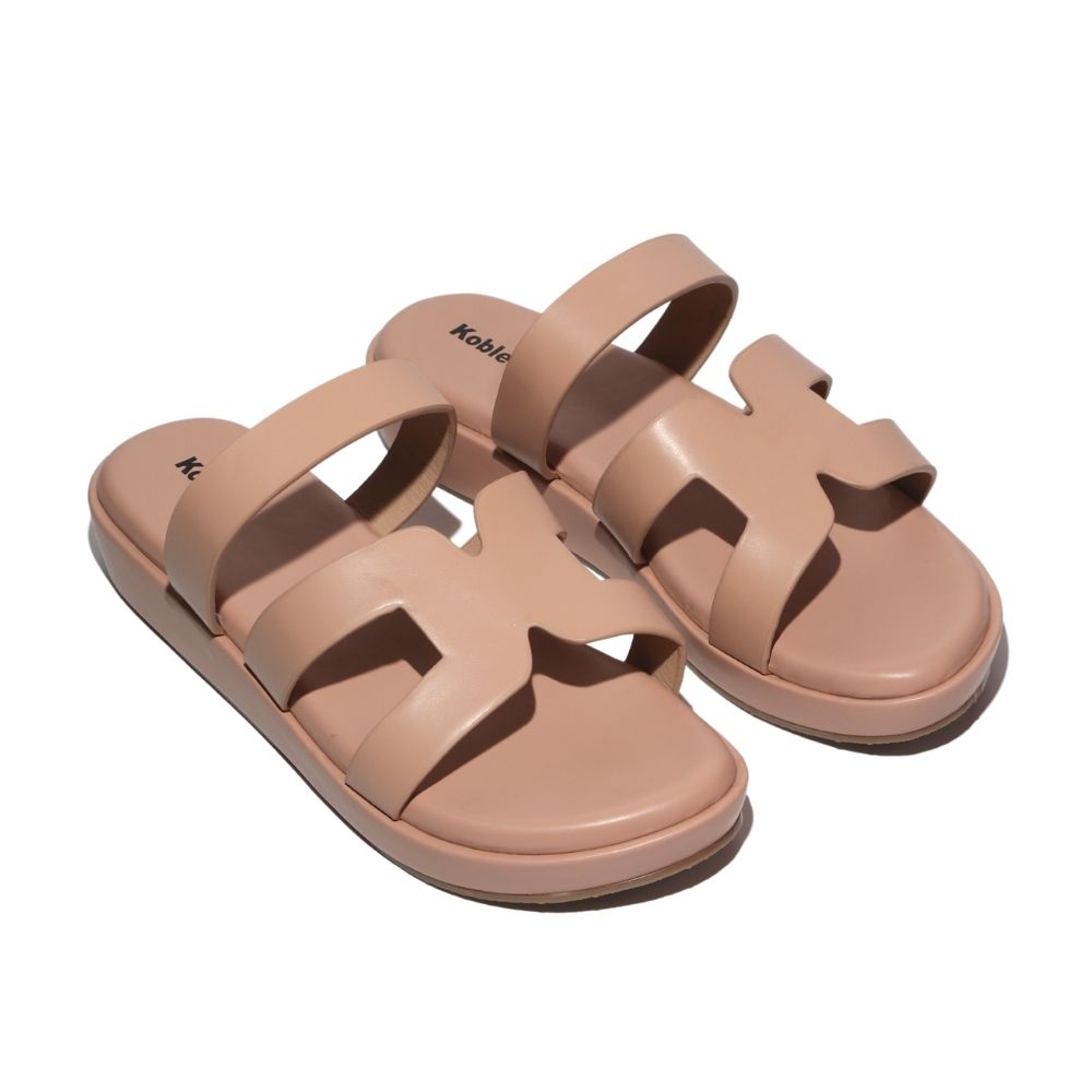 Pink H-Strap Slides