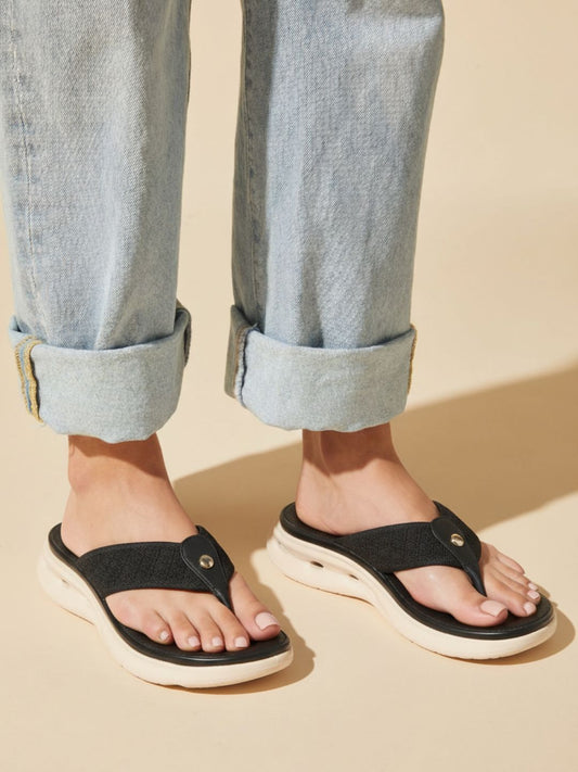 Black Thong Comfy FlipFlops