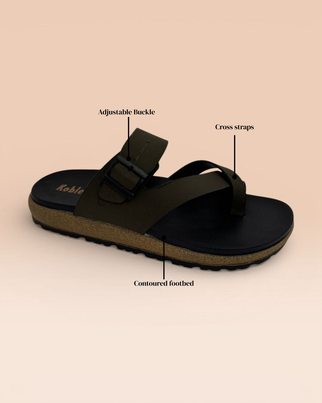 Men's Olive Comfort Sandals