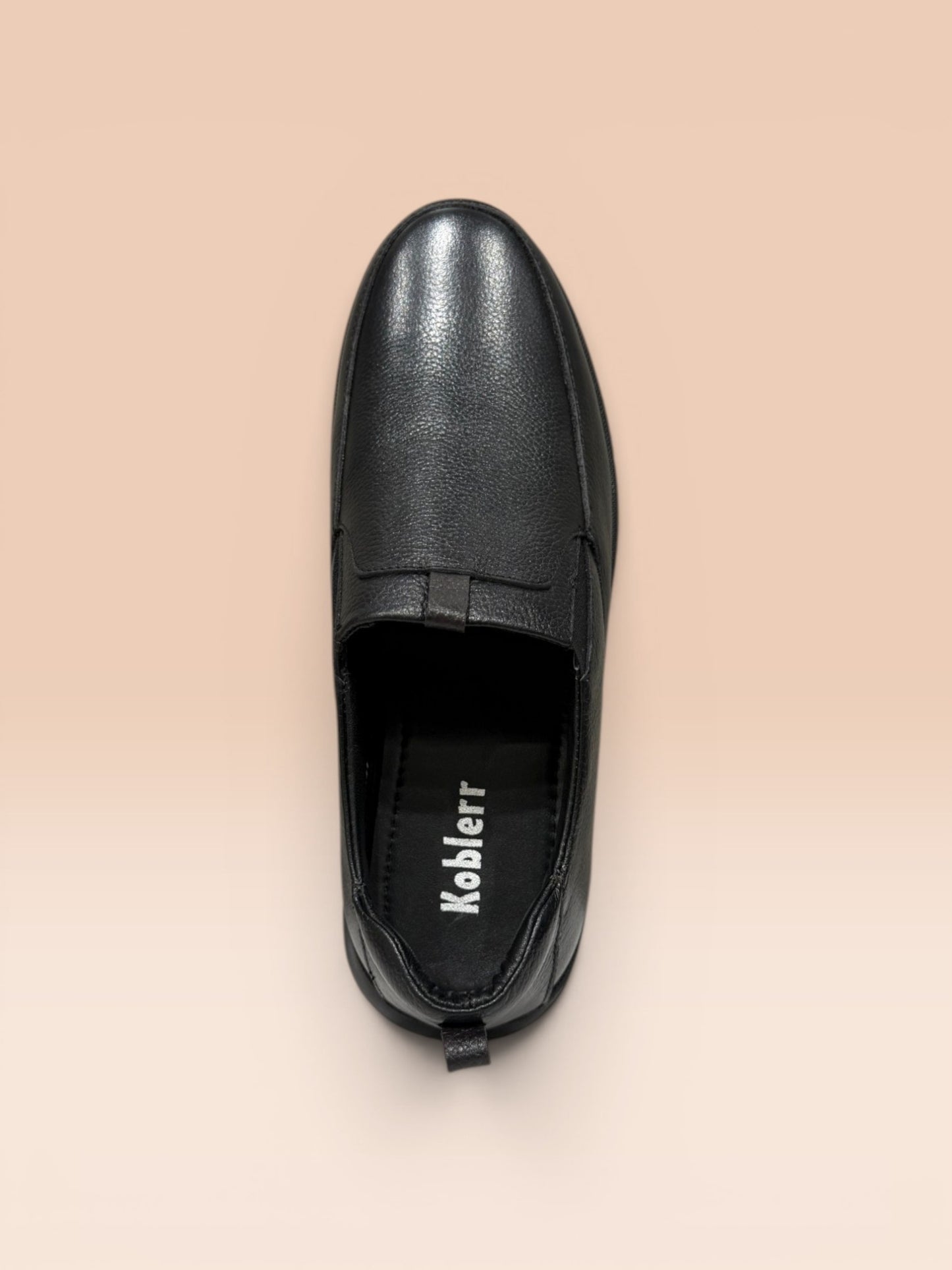 Men's Black Formal Slip-On Shoes