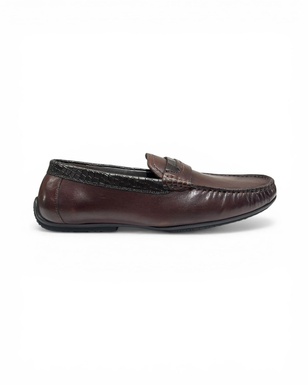 Brown Men Slip-On Loafers