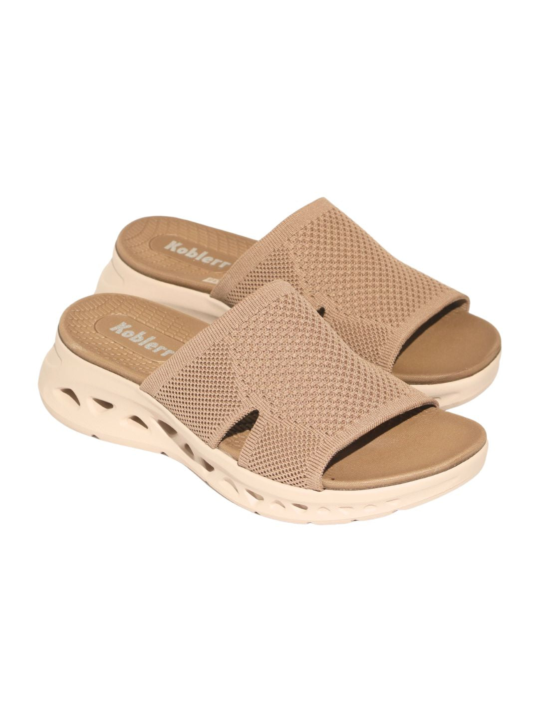 Beige Comfy Slides