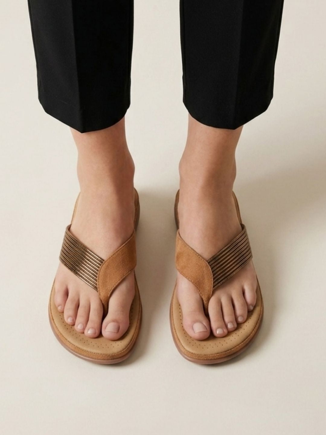 Tan Casual Sandals