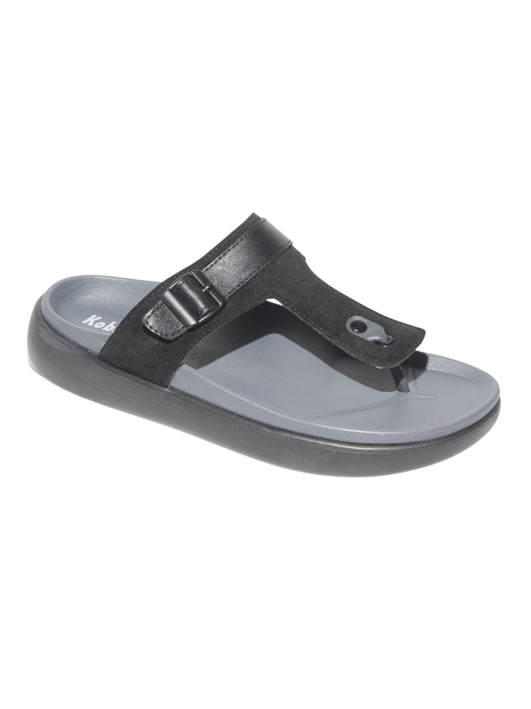 Men's Casual Black Slippers