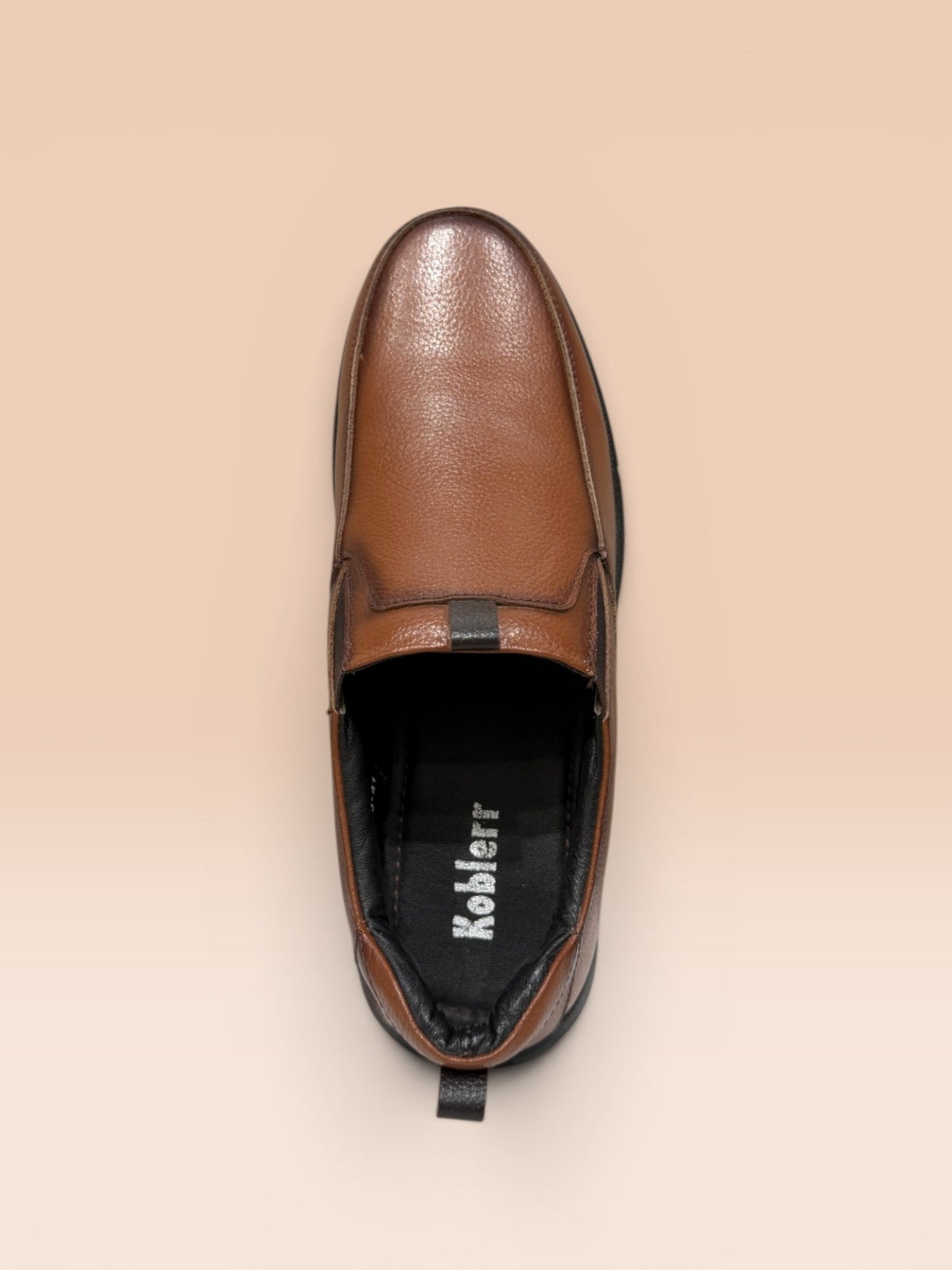 Men's Tan Formal Slip-On Shoes